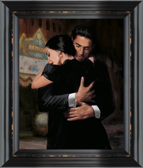 Hollywood Boulevard by Fabian Perez - Framed Embellished Canvas on Board